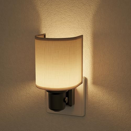 JandCase Nachtlicht Steckdose Kinder mit Dämmerungssensor, Steckdosenlicht Dimmbar 0-100 lm, 2700K WarmWeiß, LED Nachtlichter, Nachtlampe für Schlafzimmer, Treppe, Küche, Flur, Babyzimmer, 1 Pack