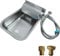 Dispensador automático de agua de 2 galones/7.5 L para perros, bebedero automático para perros para interiores y exteriores, comedero de cuenco de agua de acero inoxidable para ganado, mascotas,