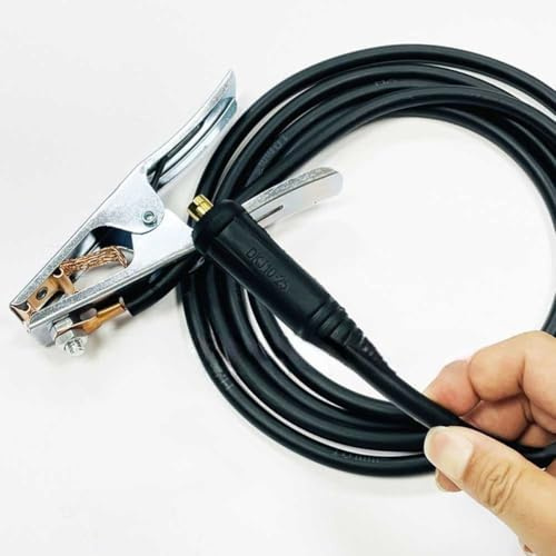 HOHOVYVY Masseklemme Schweißgerät, Schweißmaschine Erdungskabel Klemme 300A Masseklemme Für Plasmaschneiden Mit 2/3/4/5M Kabel(5 meters)