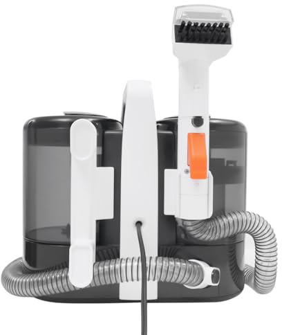 600W Polsterreiniger Gerät Nasssauger Waschsauger, Teppichreiniger Polsterreiniger mit 15 kPa Saugkraft, Nass-Trocken-Sauger Teppich Reiniger