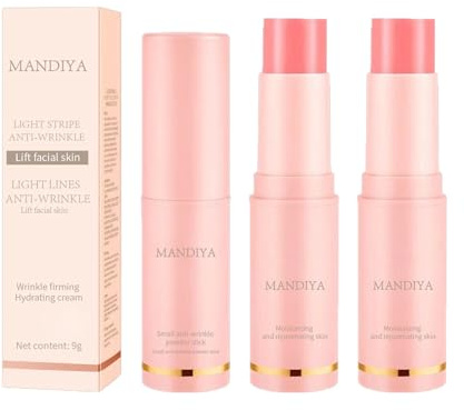 Domality Hydrating Multi Balm Stick Korean, All-in-One Feuchtigkeitsspendender Lippenbalsam Augencreme Halscreme Make-Up-Grundierung, für Anti-Aging und Strahlende Hautpflege