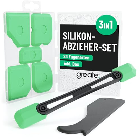 greate silikonutjämnare fogar set 7-delar - 5x flexibla