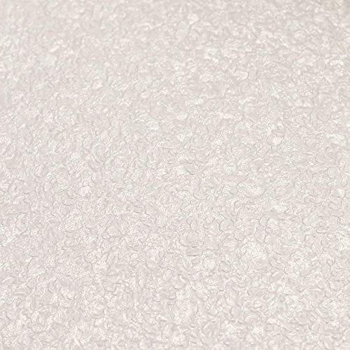 Muriva Textured Metallic Shimmer Wallpaper - White 701366