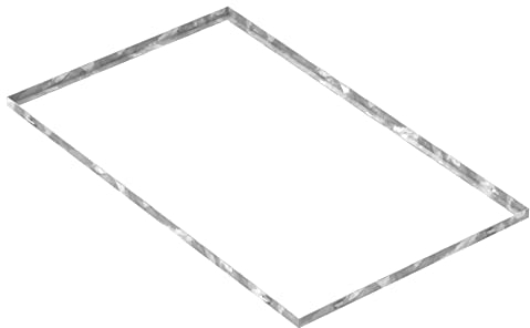 Fenau - Gitterrost-Zarge 600 x 1000 x 23 mm für Rosthöhe von 20 mm, verzinkt – mit Aussparung für Maueranker - Passend für Baunorm-Rost: Fenau 590 x 990 x 20 mm