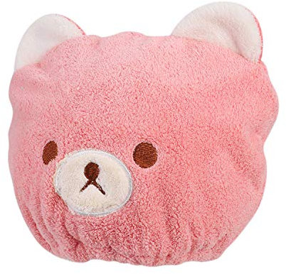 Microfiber Towel,Absorbent Hair Drying Super Absorbent Scarf, Cartoon Cute Rabbit Coral Velvet Wet Hair Dry Turban Wrap,Twist Hair Turban, Drying Cap Hair Wrap Bath Cap Quick Dry,Lightweight