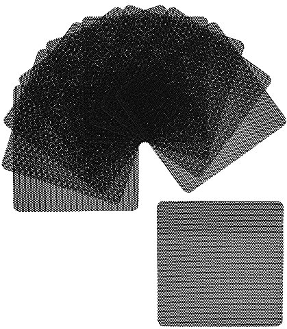 10PCS 90mm Black Computer PC Cooler Fan Dustproof Mesh Plastic Dust Filter Mesh