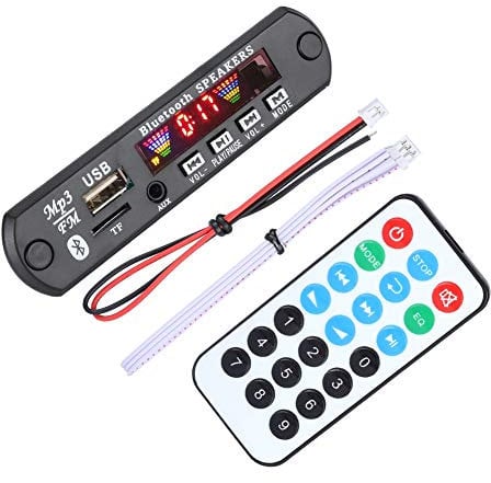 Decodierungsplatine Drahtlose Bluetooth MP3 WMA Decoderplatine SDM01BT + U-DX 4 Farben Bildschirm Bluetooth 5.0 FM APE FLAC Decoder Board Modul mit AUX,FM, USB,TF