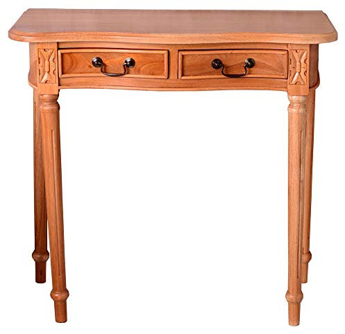 Wandtisch Mahagoniholz Konsole Beistelltisch 79x34 cm mar191 Palazzo Exklusiv
