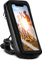 moex Fahrrad Handyhalterung kompatibel mit Huawei P smart 2019 - Lenkertasche mit Sichtfenster, neig- und drehbar, Lenker Halterung wasserdicht, Schwarz