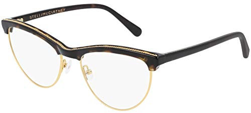 Stella McCartney SC0219O 001 optischen rahmen Havana Metall größe 54 mm Frau