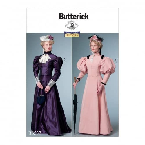 Butterick Schnittmuster 6537 Oberteile, Röcke, Kleider A5 (6-8-10-12-14)