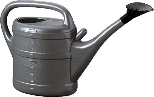 1X Gießkanne 10L ANTHRAZIT + 1x KÜHLSCHRANKMAGNET! Blumenkanne Kunststoff für groß & klein, Garten & Zimmerpflanzen Gießkannen Gieskanne Gieskannen Giesskanne 10 L Liter Watering Can Gieskannen10Liter