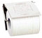 MSV Papierrollenhalter PS Paris Creme, verchromt, 13 x 15 x 11,5 cm