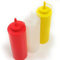 Kerafactum 3 Saucenflasche Quetschflasche 700 ml Spritzflaschen für Küche BBQ Grill Soßen Flasche für Senf Ketschup Grillsoße Dressing Flasche Saucenspender Squeeze Bottle Plastik Spender Mixed