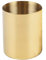 1/2 porte-crayons en acier inoxydable doré - Pot à crayons - Pot à crayons - Pot à crayons - Organiseur de bureau - Vase de table - Pot de fleurs - Support pour pinceaux de maquillage - Doré