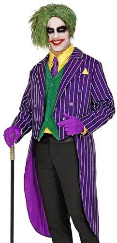 W WIDMANN MILANO Party Fashion - Herren Evil Clown Frack | Horror-Kostümzubehör für Halloween, Karneval und Mottoparty