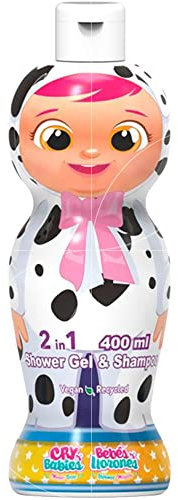 Air Val Cry Babies 2 en 1 Gel douche & Shampoing - 400 ml - Bain moussant - Lavande ou Camomille