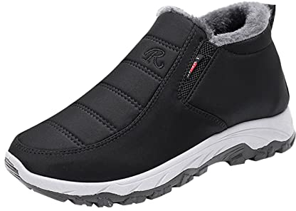 Kobilee Scarponi Neve Donna Comode Caldo All'Aperto Doposci Inverno Scarpe Trekking Snow Boots Stivaletti Invernali Imbottiti Impermeabili Scarponi Stivali da Neve Antiscivolo Foderato