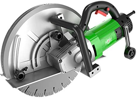 Wall Line Cutter Electric Mini Circular Saw, 6 Blades (4-1/2”), Max Cutting Depth 1-11/16'' (90°), Rubber Handle, 10 Feet Cord, Ideal for Wood Soft Metal Tile Plastic Cuts Slotting Marble