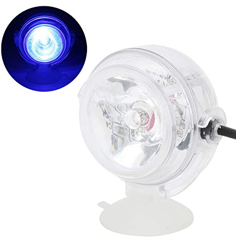 HEEPDD Unterwasserscheinwerfer, PVC-Aquariumleuchten, Aquarien für Aquarien (Spotlight-Blau)