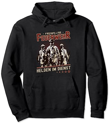 Feuerwehr Atemschutz Helden im Dienst Feuerwehrmann Pullover Hoodie