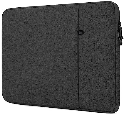 ProElife 15-Inch Laptop Sleeve Case for 2025-2023 MacBook Air 15 inch with M4 M3 M2 A3241/A3114/A2941 Accessory Traveling Carrying Case Water-resistant Bag Cover for MacBook Air 15'' M4 M3 M2 (Black)