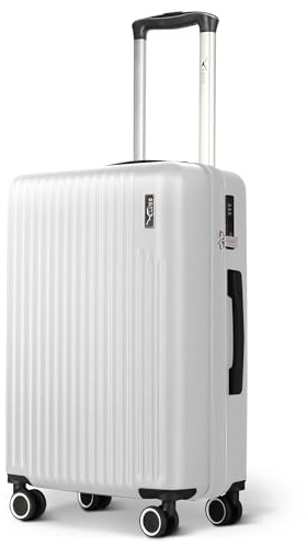 LUGG 20inch Vacay Suitcase ABS Luggage with TSA Indent Lock, Aluminium Trolley Handle, 360° Spinner Wheels, Water-Resistant & Durable Material - Airline Compatible (55 x 23 x 35cm)
