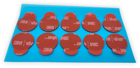3M Klebeband doppelseitige Klebepads Klebeband VHB 5952 EXTRA STARK mit Abziehlasche (20mm Durchmesser - 20 Stück)