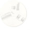 Hasaller 1Stylus Cartridge Calibration Disk Needle Head Calibration Disc Anti-Skating Calibration Disc Vinyl Pickup Calibrator Phonograph Cartridge Alignment Protractor