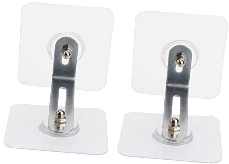 HEMOTON 2 Sets Absturzsicherung Möbel Kippschutz Haken Türstopper Schutz Doppelseitiges Klebeband Beschädigung Steckdose Eckverlängerungsplatte Sichere Kordelstanze Kleiderschrankanker