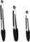 Pinze da Cucina in Silicone, Set 3 Pezzi 21,3/27,5/34 cm, Pinza da Cucina Acciaio Inox con Manico in Silicone, Pinza Barbecue, Pinze da Cucina Professionali Resistenti al Calore