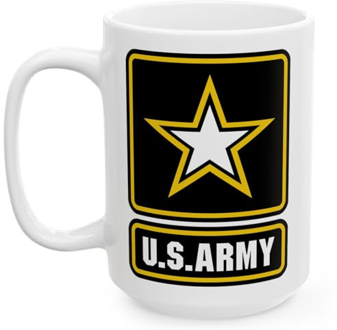 U.S. Army Kaffeetasse (Weiß, 425 ml)