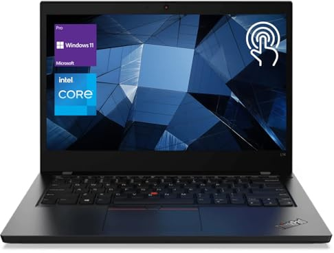 Lenovo ThinkPad L14 Gen2 Touchscreen Business Laptop, 14-inch FHD Notebook, Intel Core i7-1165G7, 16 GB RAM, 512 GB SSD, US Keyboard, Windows 11 Pro (Renewed)