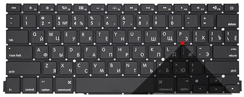 LFGOZSD Laptop A1502 Tastatur US UK Spanien Russisch Französisch Schweizer Portugal Layout Für MacBook für Pro für Retina 13 2013 2014 2015 Jahr(US-Russian)
