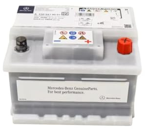 Mercedes-Benz Genuine Car Starter Battery A2305410001 12V 35AH 520A OEM Replacement Battery for CL-Class C216, S-Class W221, SL R230, Reliable Engine Compartment Power Supply