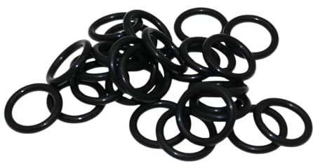 Lot de 10 joints toriques 6,07 × 1,78 mm EPDM 70 Shore A Noir - Taille standard BS010 / AS568-010 - Pour mitigeurs, valves, raccords sanitaires - -45 à +130 °C
