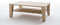 Beauty.Scouts Couchtisch Malta - Tisch, Couchtisch, Beistelltisch, Fernsehtisch, Massivholz, Kernbuche oder Eiche Bianco geölt, Rollen, 110x40x70, 50kg Farbe Eiche Bianco