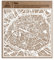 O3 DESIGN STUDIO Paris Scherenschnitt Karte, Weiß 30x30 cm Papierkunst