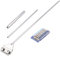 Kattool Algae Scraper, Stainless Steel Algea Scraper Blade Cleaning Razor with 10 Blades Cleaner Tool Kit for Glass Aquarium Fish Tank Plant Grass Acrylic, 25.6/65CM