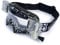 TWO-X Cross-Brille - Roll Off - MX Brille - Motocross-Brille mit klarem Glas - Kratzfeste Motorrad-Brille - Enduro & Downhill - Schwarz-Weiß