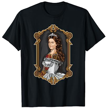 Hipster Sissi - Kaiserin Elisabeth von Österreich Portrait T-Shirt