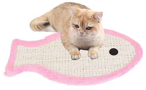 Csheng Katzen ZubehöR Katzen Kratzbaum Cat Scratching Board Katzenkratzbäume Kratzbaum Katzenkratzbrett Kätzchen-Kratzbaum Katzenpfosten Kratzbäume Für Erwachsene Katzen pink