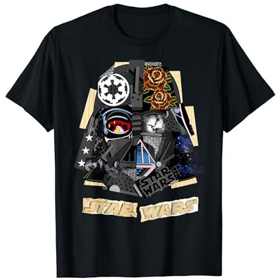 Star Wars Darth Vader Collage Poster T-Shirt