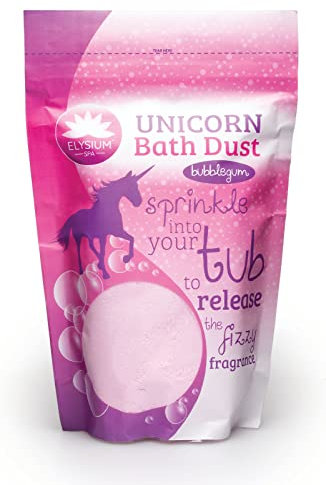 Elysium Spa Bubblegum Scented Unicorn Bath Dust