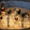 DELICHTER LED Weihnachtsdeko, 3PK Boxen weiß Acryl Weihnachten Boxen Lichter für Innen Außen beim Tannenbaum
