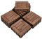 Yaheetech Suelo de Madera 27 piezas para 2,6 m² Baldosas de Abeto 30 x 30 cm Piso Antideslizantes Terraza Piscina Jardín Patio Balcón Baño Marrón 7 listones