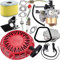 ZAMDOE GX160 Carburetor Kit for Honda GX140 GX 160 GX200 GX168 GX120 5HP 5.5HP 6.5HP 212cc Engine, with Recoil Starter Air Filter Ignition Coil Gasket Spark Plug