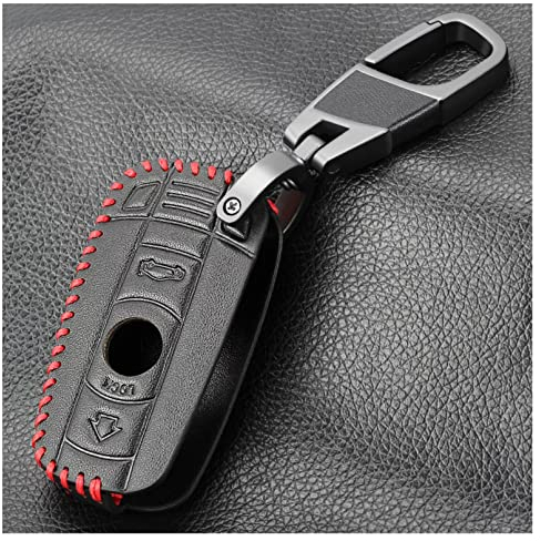 Leder Autoschlüssel Hülle Auto Fernbedienung Shell Schlüsselanhänger 3 Tasten für BMW E61 E90 E82 E70 E71 E87 E88 E89 X5 X6 1 3 5 6 Serie