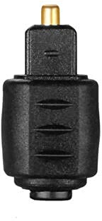 Adaptateur audio optique 3,5 mm Mini prise femelle vers Toslink mâle numérique
