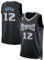 Basketball Jersey Shirt für Erwachsene Basketball Jersey,Basketball ärmelloser Anzug,Basketball Sportbekleidung,T-Shirt Weste für Jugend Sweatshirt,# 12 Black,M